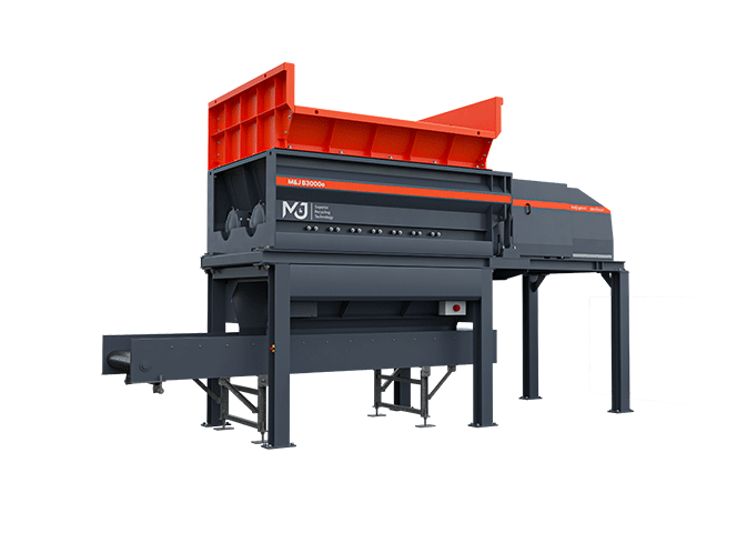 M&J B3000e electric pre-shredder