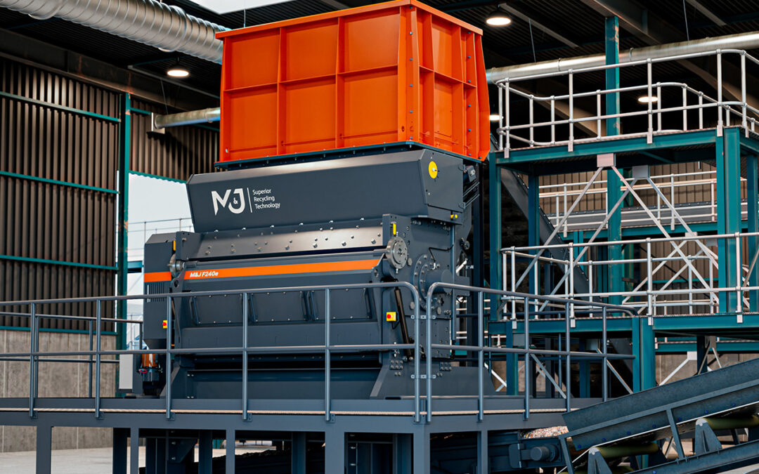 M&J F240e electric fine-shredder